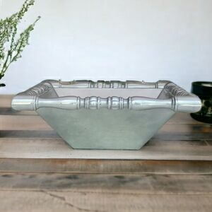 Reed & Barton The Bannister Collection 9" Silver Square Bowl